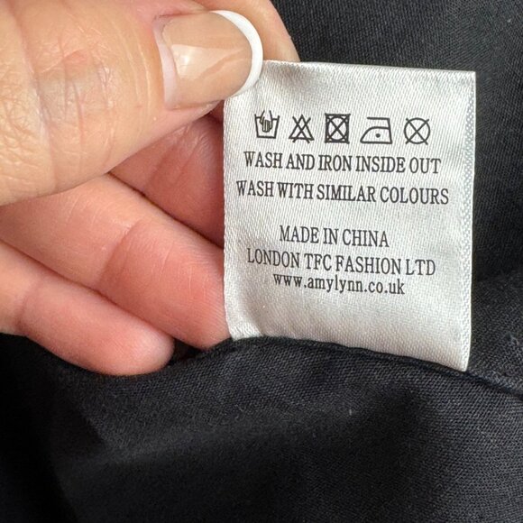 Amylynn Gray Drop Waist Bubble Hem Midi Dress Small Ruched Bodice Sleeveless - Picture 12 of 12